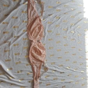 Light pink lace bra